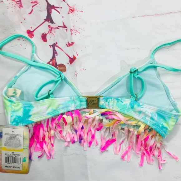 Hobie – NWT Tie Dye Fringe Bikini - Picture 8 of 9